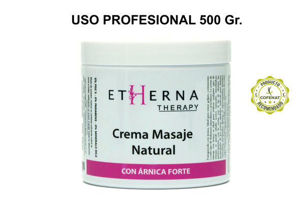 Crema de masaje con Árnica 500 Gr.    PRODUCTO PROFESIONAL